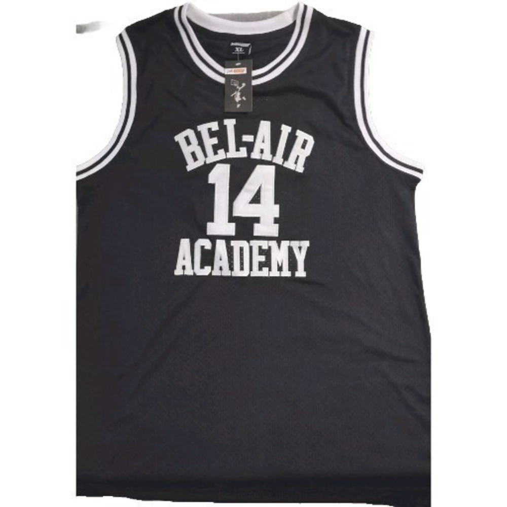 Fresh Prince of Bel Air Will Smith 14 Bel-Air Academy Basketball Jersey XL NEW